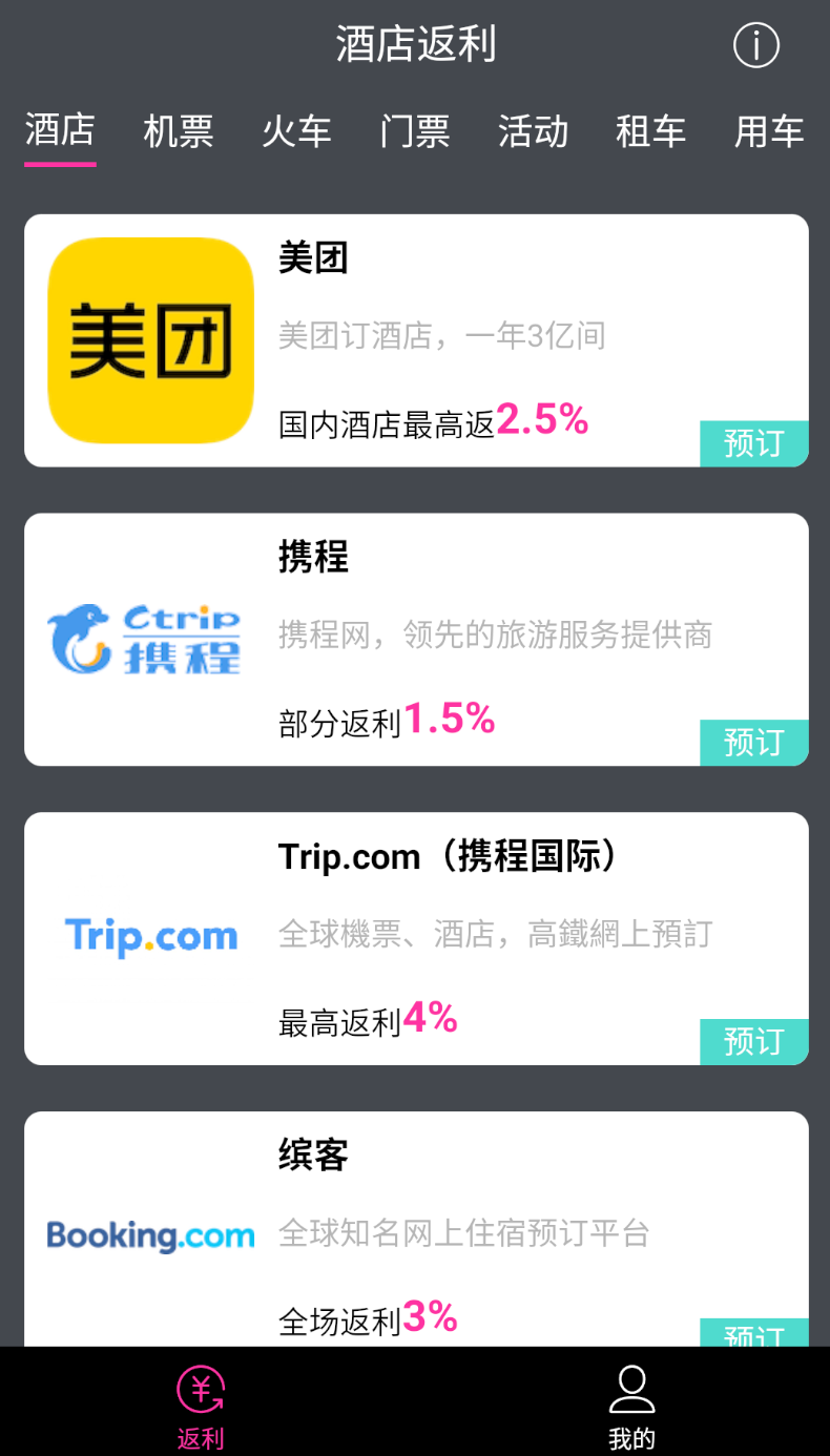 酒店返利app图2