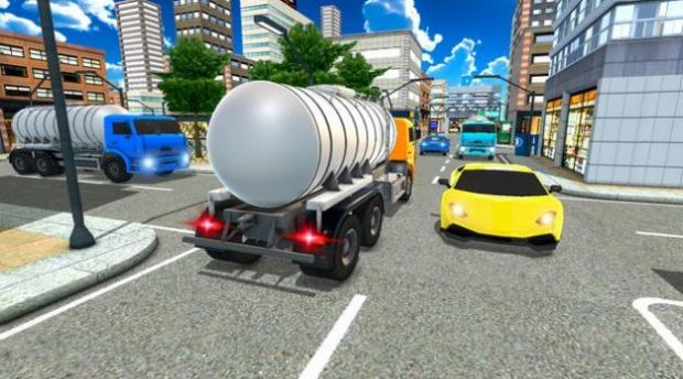城市油罐车驾驶模拟（Liquid Oil Tanker Transport Cargo Drive Game）图1