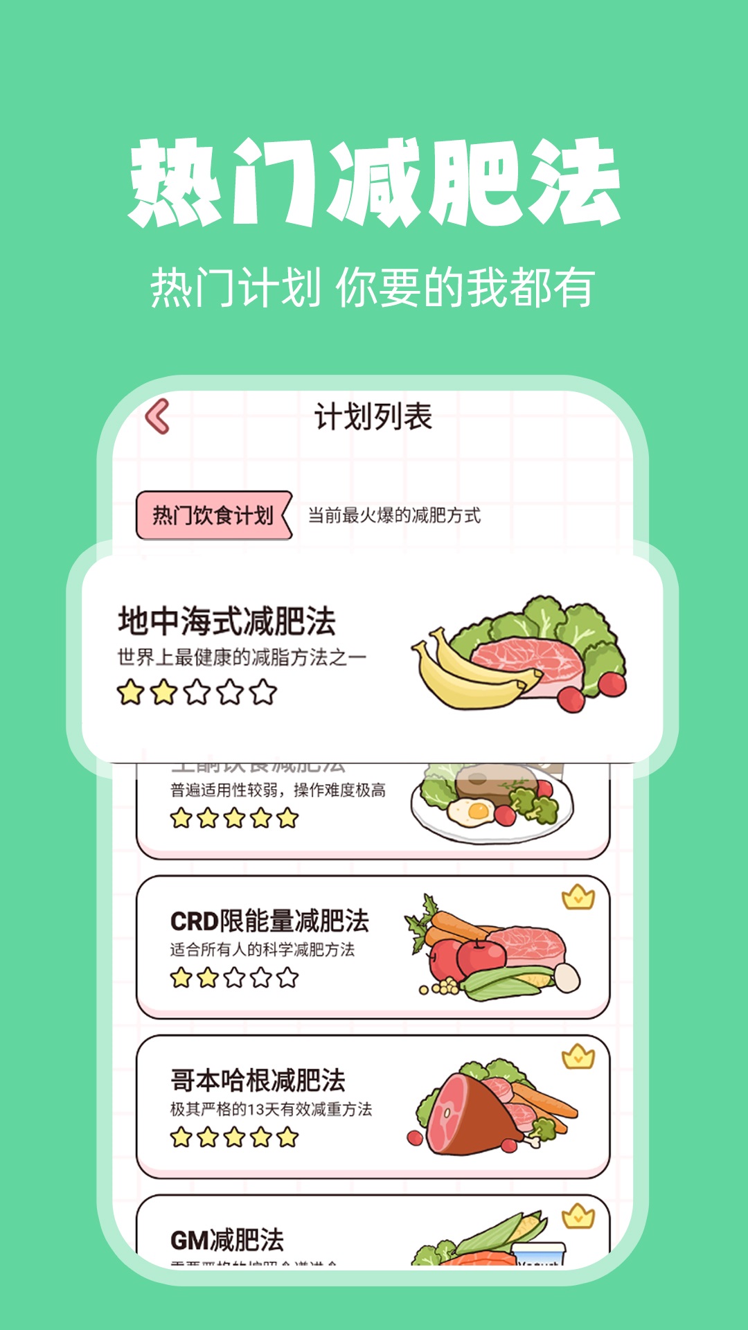 饮食热量管理app图1