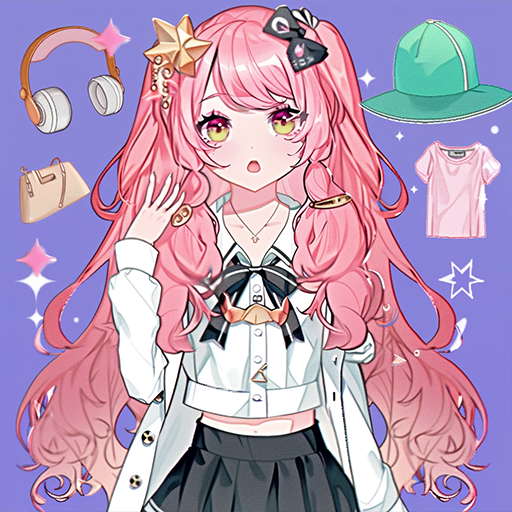 少女心梦幻换装秀游戏图标