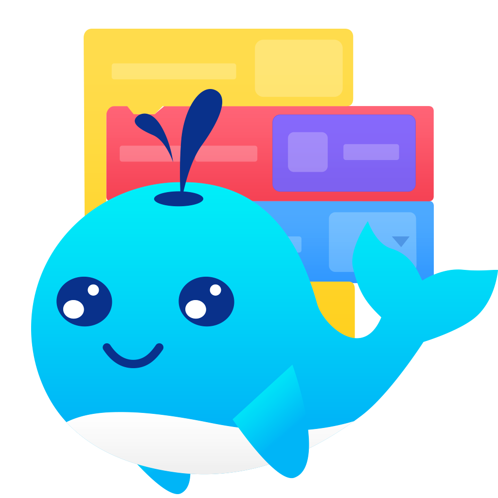 鲸鱼积木编程app图标