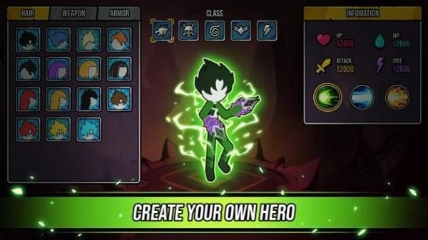Super Stickman Dragon Warriors游戏图1