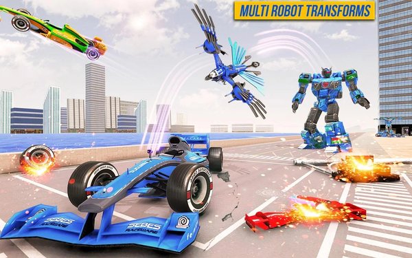 Eagle Robot Car Game安卓版图3