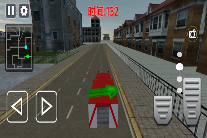 城市消防车救火游戏