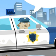 疯狂警车游戏图标