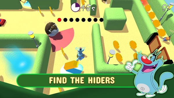 Oggy Hide and Seek游戏图1