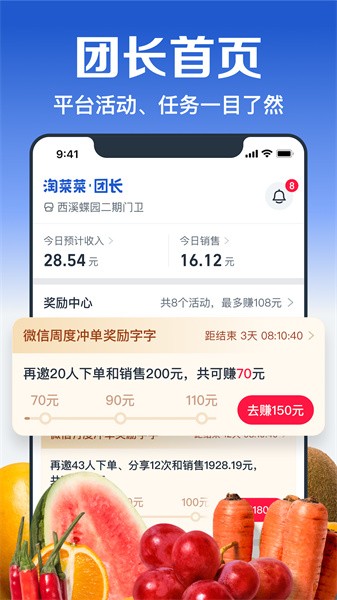 淘宝买菜团长app图1