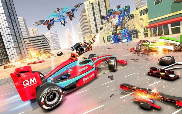 Eagle Robot Car Game安卓版图2