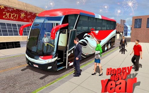 City Coach Bus Simulator 3D: New Bus Games Free手游图2