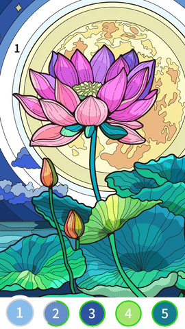 数字填色书游戏