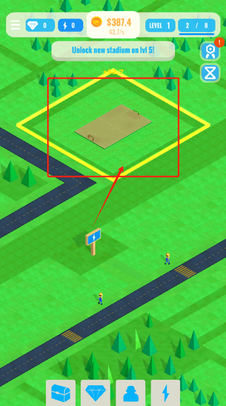 Idle Stadium Builder最新版图1
