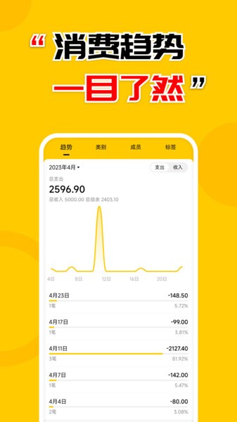准点记账app图1