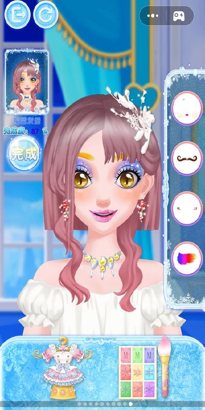 冰雪公主美发店游戏图2