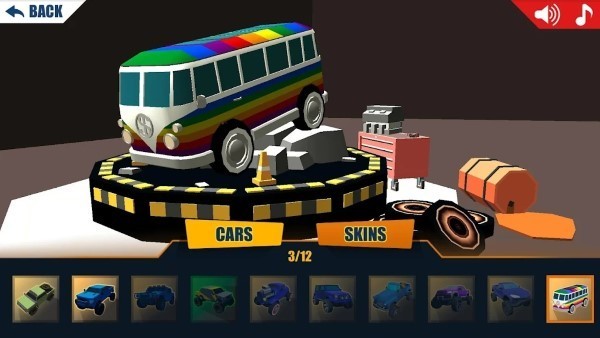 特技赛车比赛（Stunt Skill Car Race）图2