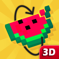 像素球3D图标