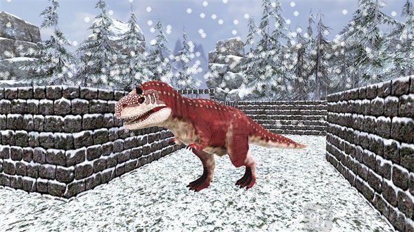 野生恐龙冬季丛林3D(Wild Dinosaur Winter Jungle 3D)图1