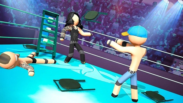Stickmen Wrestling游戏图1