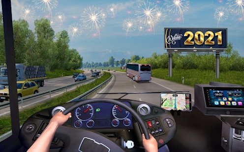 City Coach Bus Simulator 3D: New Bus Games Free手游图3