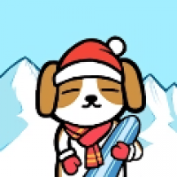 动物滑雪场游戏图标