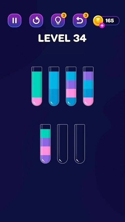 Water Sort, Get Color游戏图1