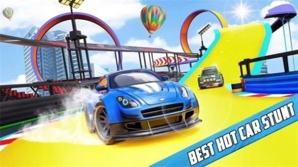 高空跑车热血竞技（Mega Ramp Car Stunts）游戏图3