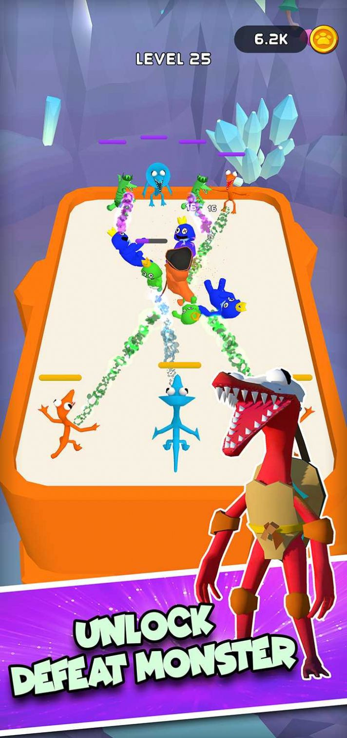 merge rainbow: blue monsters游戏图1