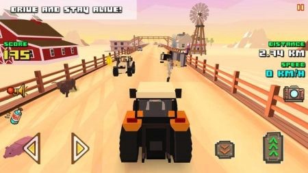 巨大的农场赛车（Blocky Farm Racing）图2