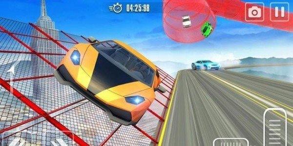 Racing Car Stunt On Impossible Track手游图1
