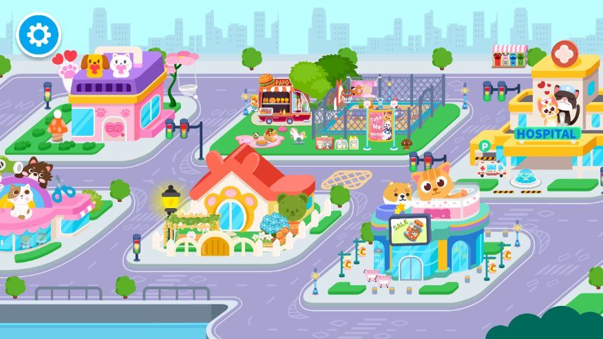 泡泡城市：萌宠救援游戏图1
