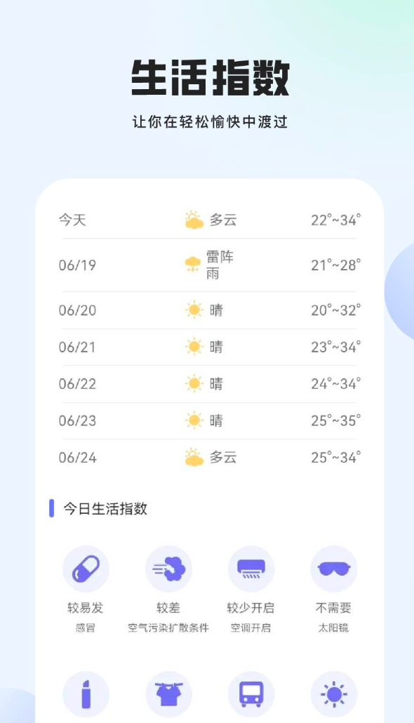 暖晴天气app图3