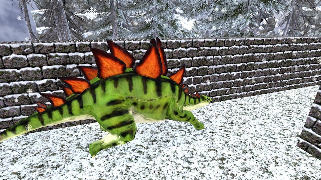 野生恐龙冬季丛林3D(Wild Dinosaur Winter Jungle 3D)图3