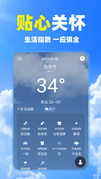 每日实时天气软件图1
