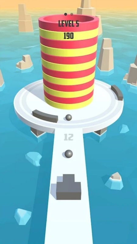 Bitcoin Stack Ball 3D游戏图2