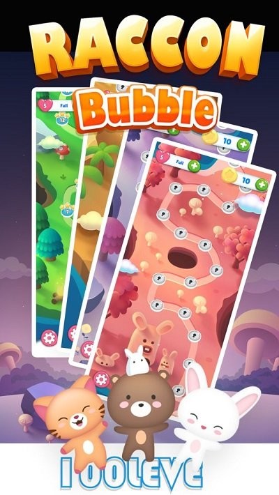 Raccoon Bubble最新版图2