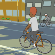 Stickman Alley Bike游戏图标