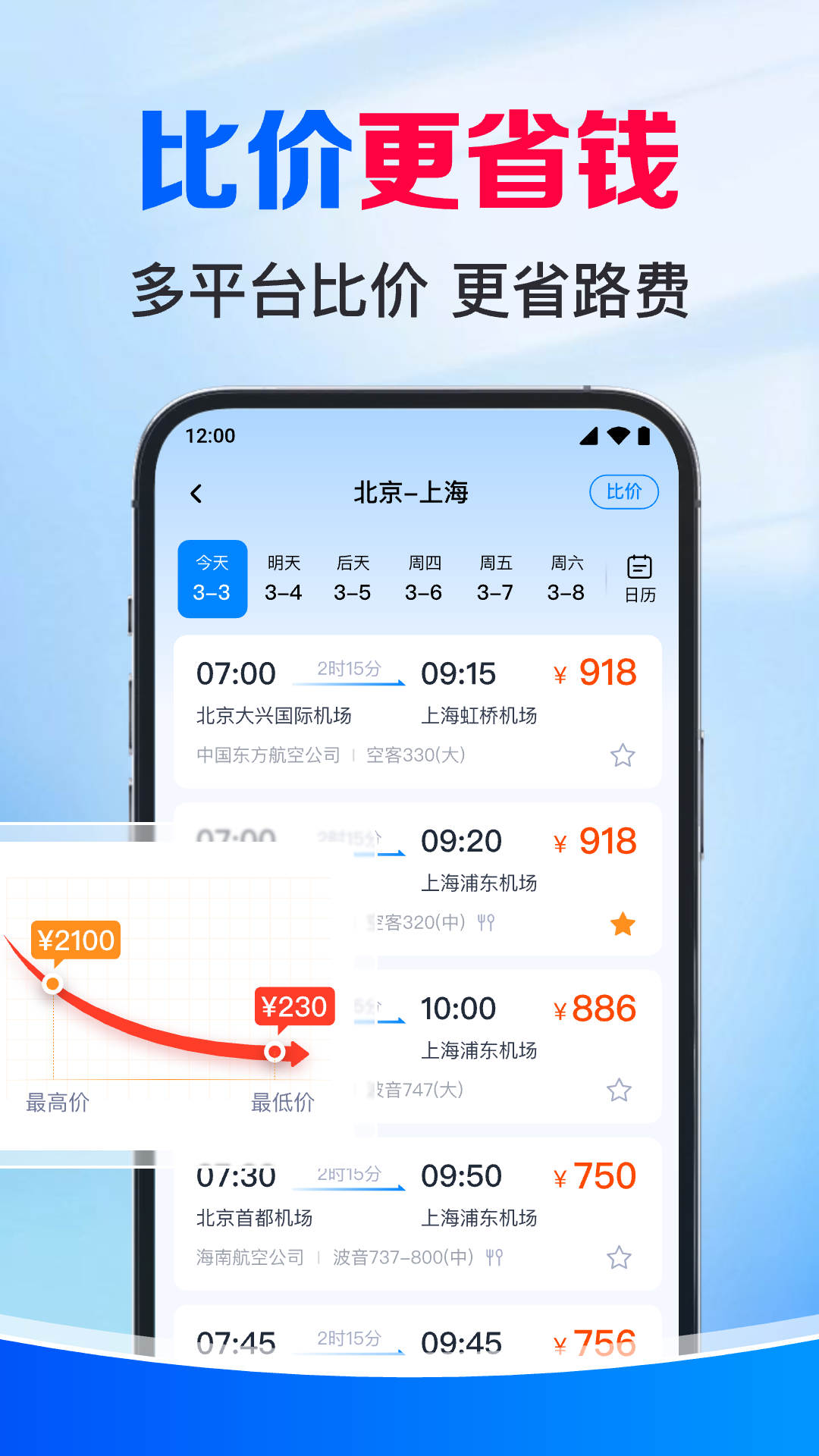 免费特价机票app图1