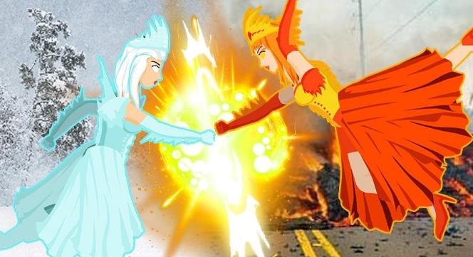 冰火公主格斗（Princess Brawl: Ice vs Fire）图2