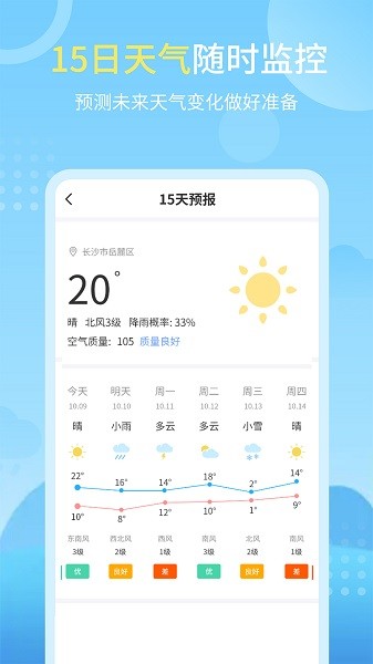 天气实况预报手机版图1