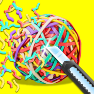 橡皮带切切切游戏图标