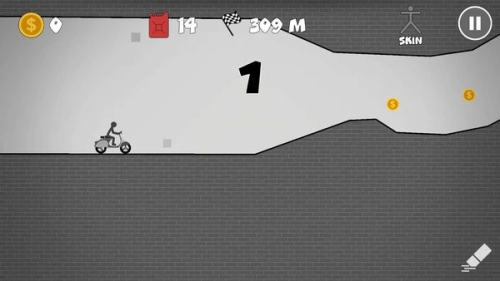 火柴人死亡赛道涂鸦2(Stickman Racer Road Draw 2 Heroes)图3