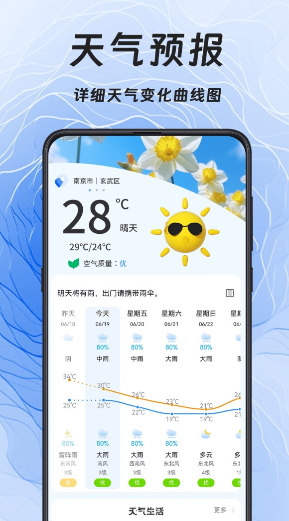 天气Sunshine软件