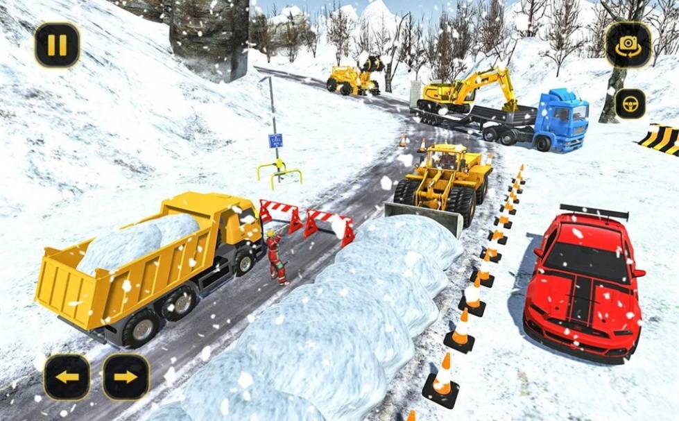 Snow Excavator Rescue手游图1