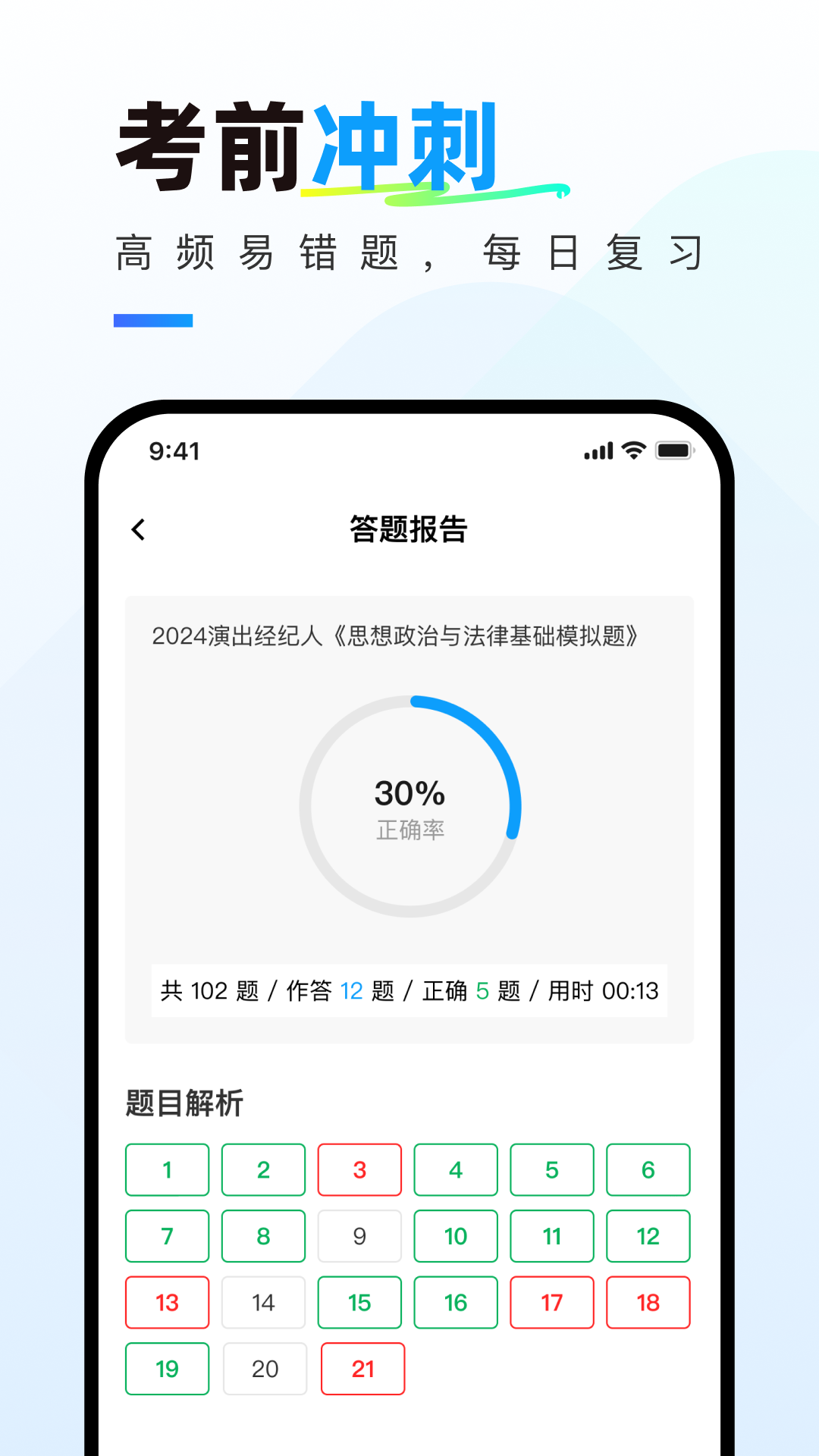 演出经纪人真题库手机版图3
