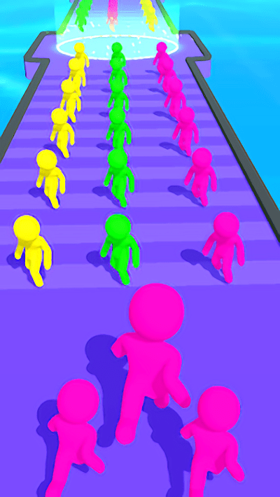彩色跑步人群（Color Run Crowd Switch）游戏图3