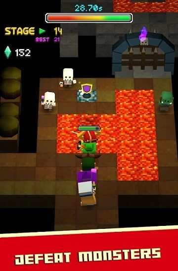 CubeHead-Dungeon Raiders游戏图1