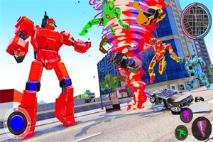 Hurricane Tornado Robot Transforming - City Rescue手机版图2