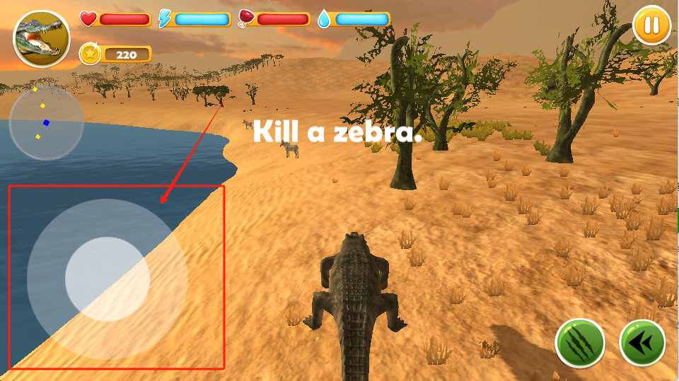 African Crocodile Simulator 3D游戏图2
