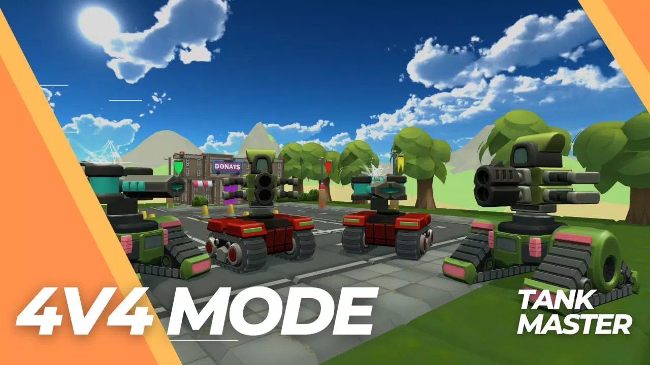坦克大师多人游戏（Tank Master - Multiplayer Action Battle Game）图2