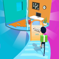 跑步装修(Run Building)图标