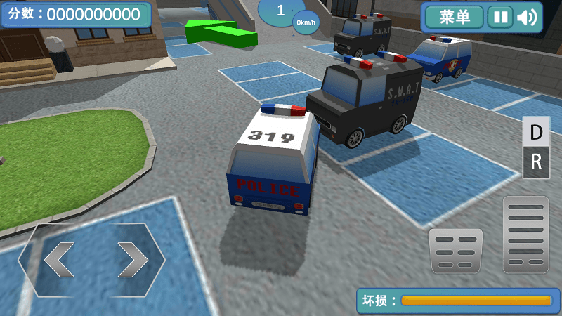 3D警车停车场图3